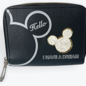 Mickey Mouse I Have A Dream Zipper Wallet